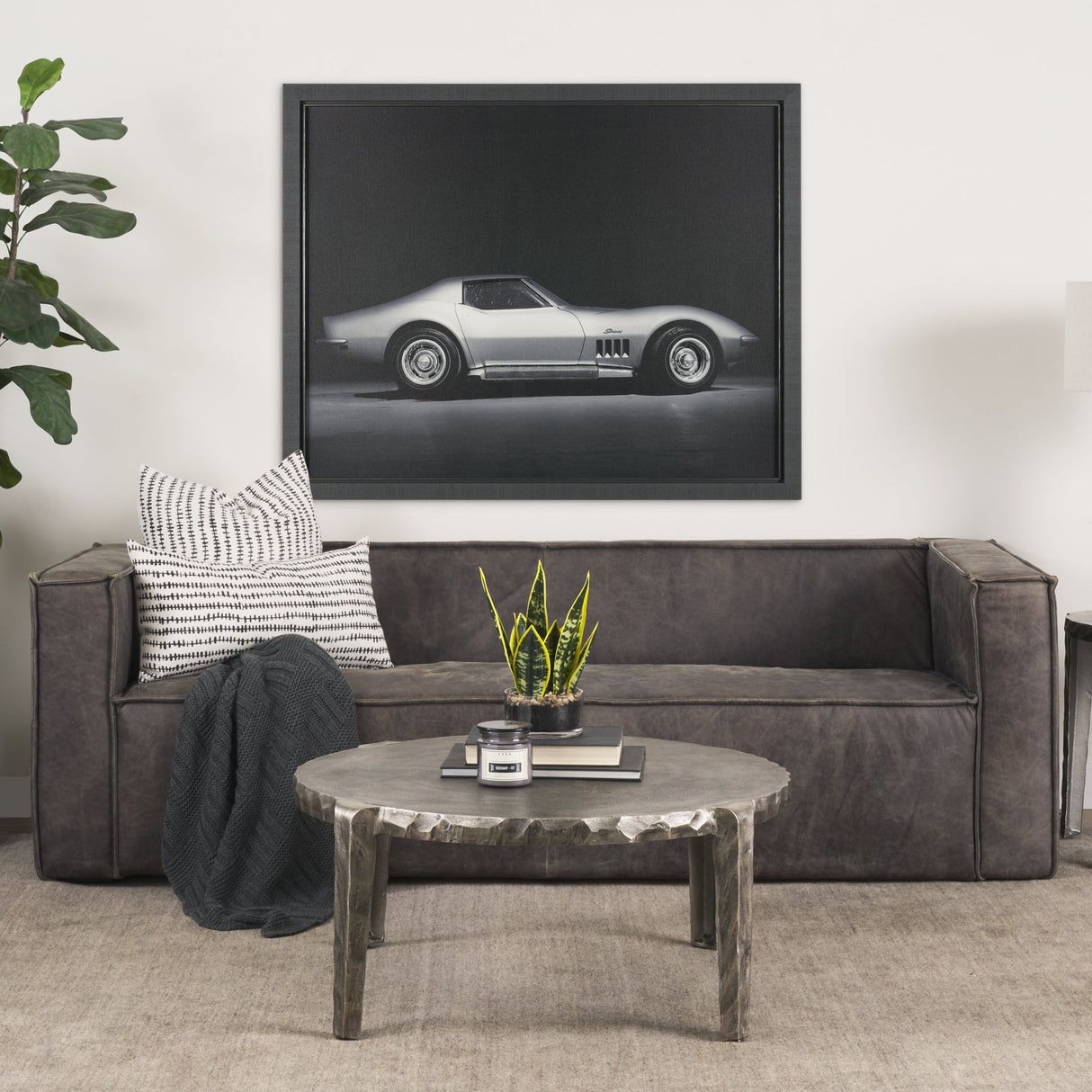 Corvette Stingray by Tal Paz-Fridman Framed Art Print under Glass by Mercana at Eve Furniture