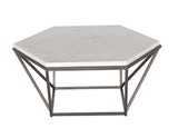 Corvus 3-Piece Marble Top Set (Cocktail & 2 End Tables) by Steve Silver at Eve Furniture