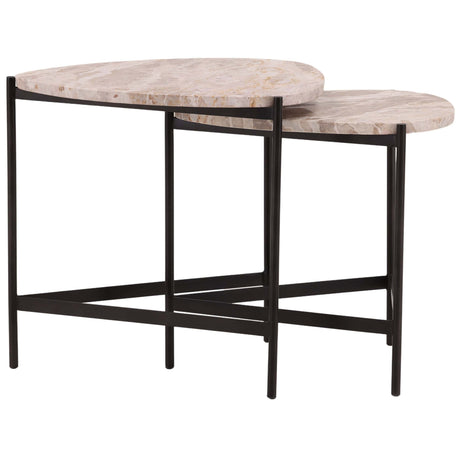 Corwin Nesting Tables, Natural, Set of 2 by Dovetail at Eve Furniture