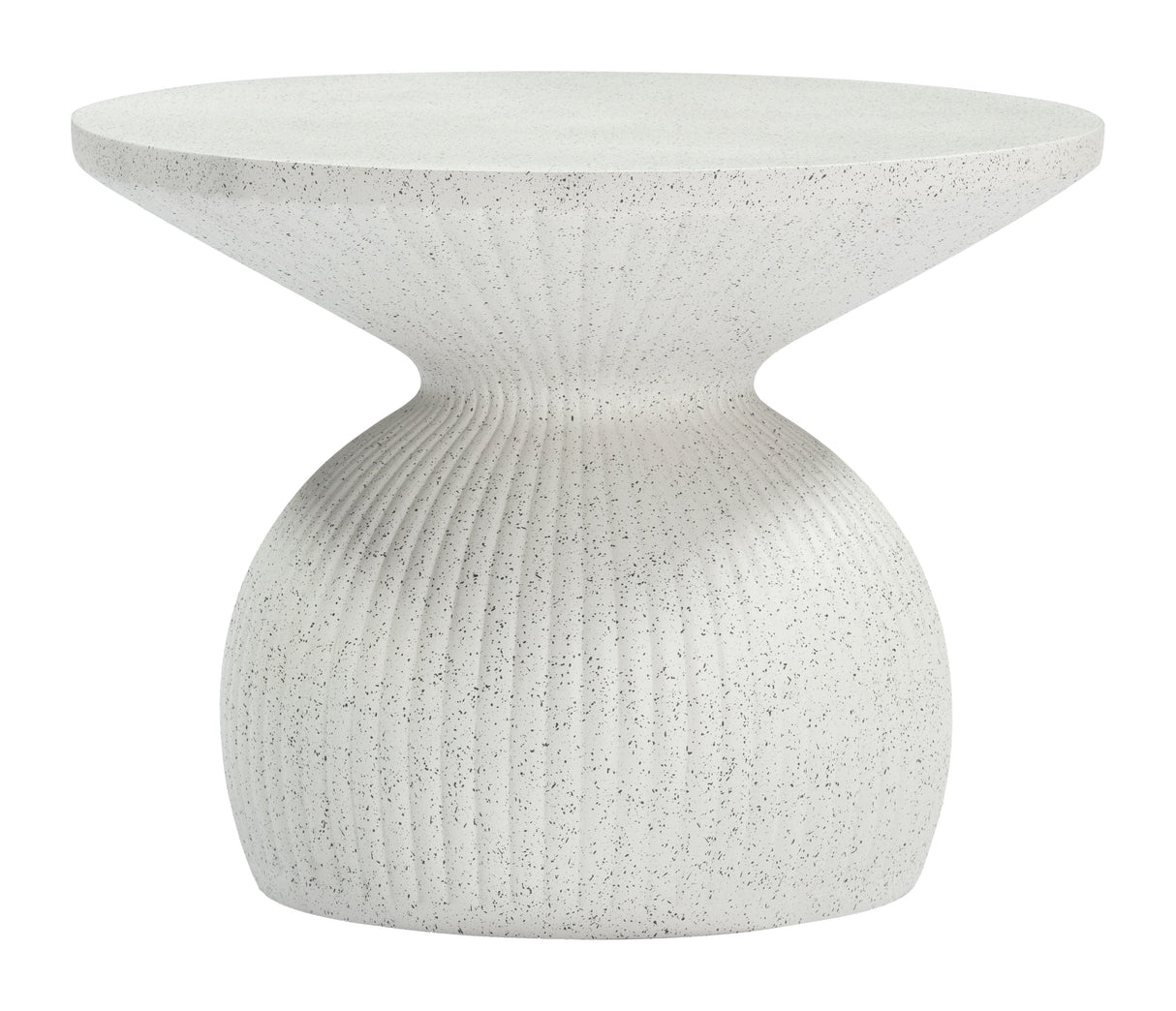 Corza White Outdoor Coffee Table by Zuomod at Eve Furniture