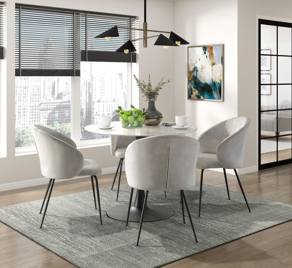 Cosimo Beige Side Chair, Set of 2 by Homelegance at Eve Furniture