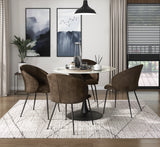 Cosimo Brown Side Chair, Set of 2 by Homelegance at Eve Furniture
