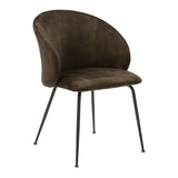 Cosimo Brown Side Chair, Set of 2 by Homelegance at Eve Furniture