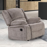 Cosimo Mocha 3-Piece Reclining Living Room Set by Furniture of America at Eve Furniture