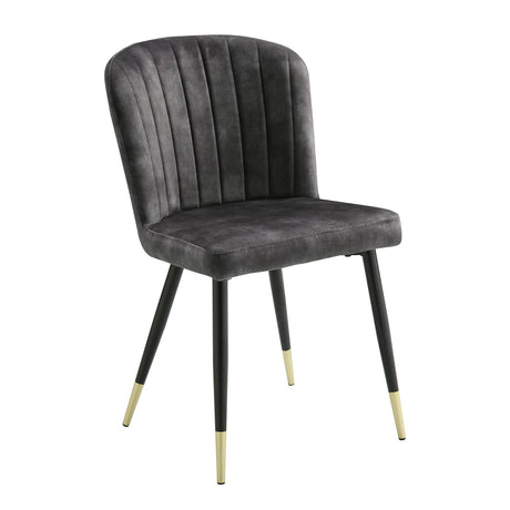 Cosimo Mustard Side Chair, Set of 2 by Homelegance at Eve Furniture