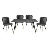 Cosimo Mustard Side Chair, Set of 2 by Homelegance at Eve Furniture