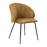 Cosimo Mustard Side Chair, Set of 2 by Homelegance at Eve Furniture