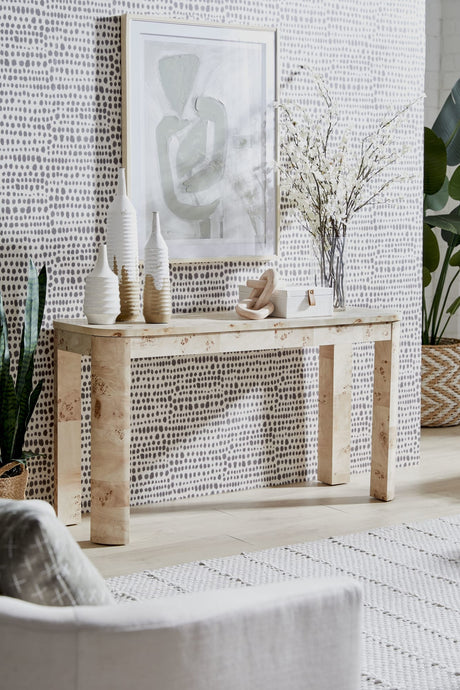 Cosmo Amber Kiss Console Table by Modus Furniture at Eve Furniture