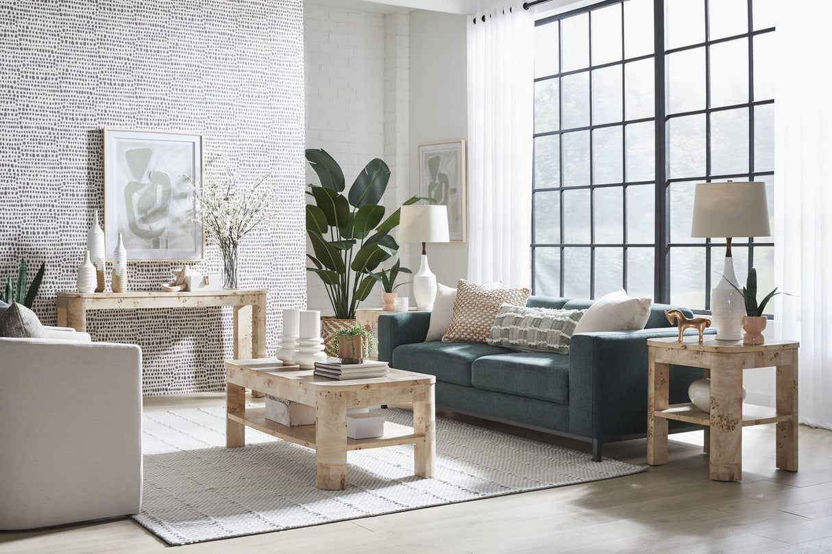 Cosmo Amber Kiss End Table by Modus Furniture at Eve Furniture