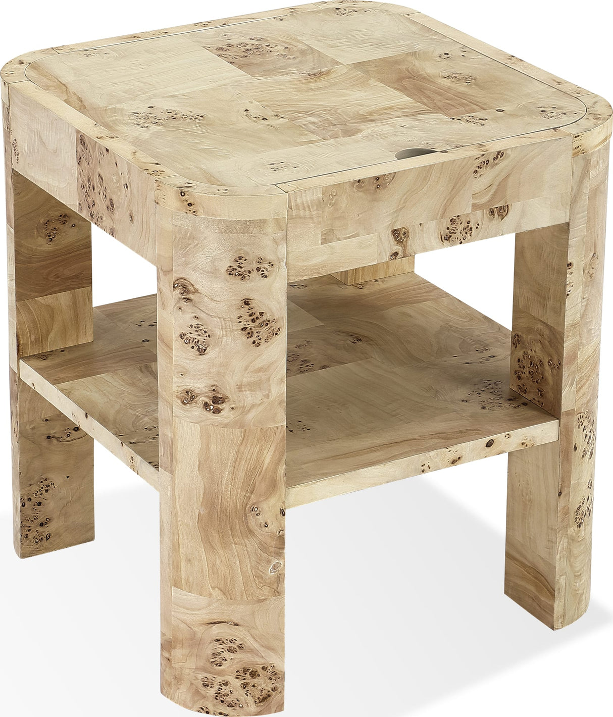 Cosmo Amber Kiss End Table by Modus Furniture at Eve Furniture