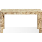 Cosmo Mappa Burl Console Table in Amber Kiss by Modus Furniture at Eve Furniture