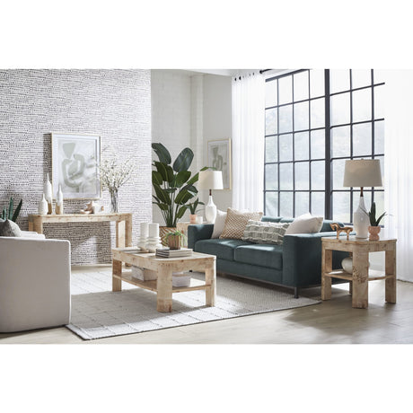 Cosmo Mappa Burl End Table in Amber Kiss by Modus Furniture at Eve Furniture