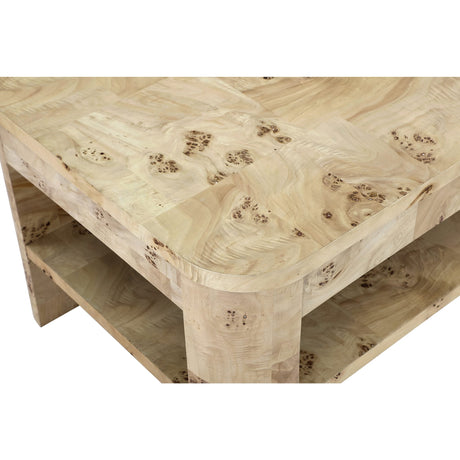 Cosmo Mappa Burl End Table in Amber Kiss by Modus Furniture at Eve Furniture
