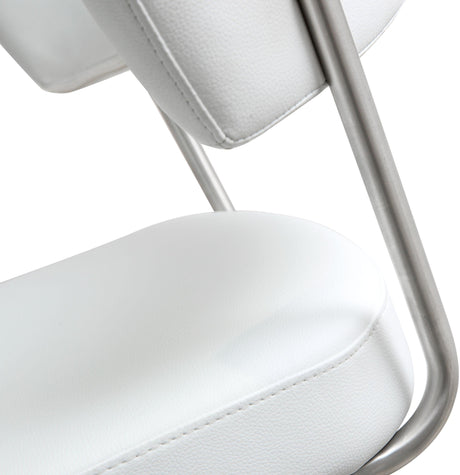 Cosmo Performance Vegan Leather Adjustable Stool by TOV Furniture at Eve Furniture