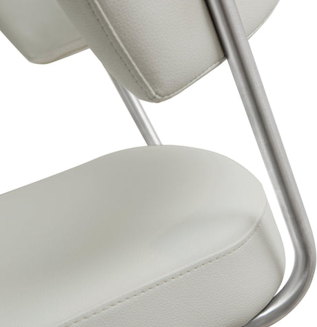 Cosmo Performance Vegan Leather Adjustable Stool by TOV Furniture at Eve Furniture