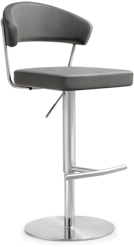 Cosmo Performance Vegan Leather Adjustable Stool by TOV Furniture at Eve Furniture