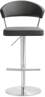 Cosmo Performance Vegan Leather Adjustable Stool by TOV Furniture at Eve Furniture
