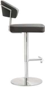 Cosmo Performance Vegan Leather Adjustable Stool by TOV Furniture at Eve Furniture