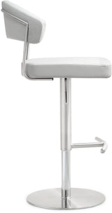 Cosmo Performance Vegan Leather Adjustable Stool by TOV Furniture at Eve Furniture