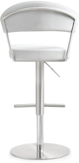 Cosmo Performance Vegan Leather Adjustable Stool by TOV Furniture at Eve Furniture