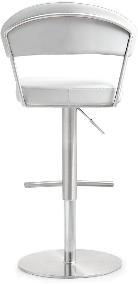 Cosmo Performance Vegan Leather Adjustable Stool by TOV Furniture at Eve Furniture