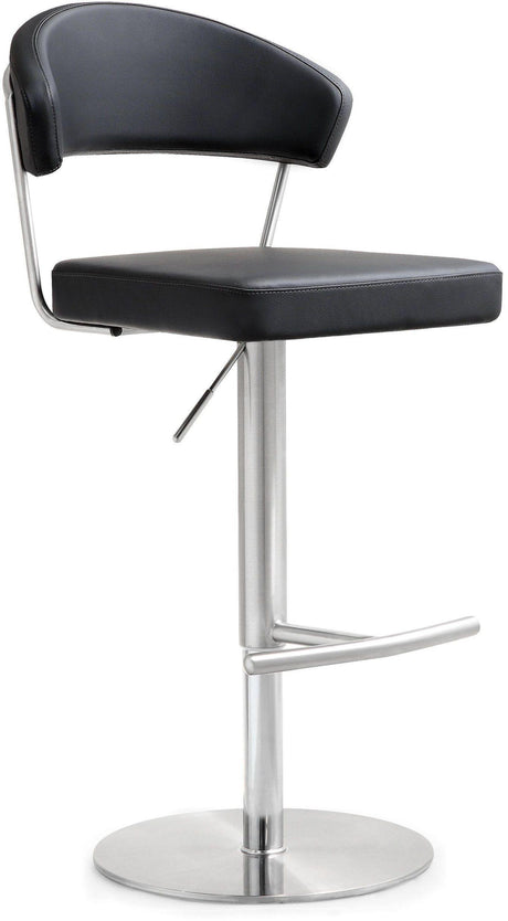 Cosmo Performance Vegan Leather Adjustable Stool by TOV Furniture at Eve Furniture