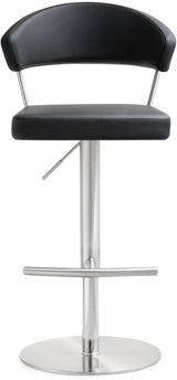 Cosmo Performance Vegan Leather Adjustable Stool by TOV Furniture at Eve Furniture