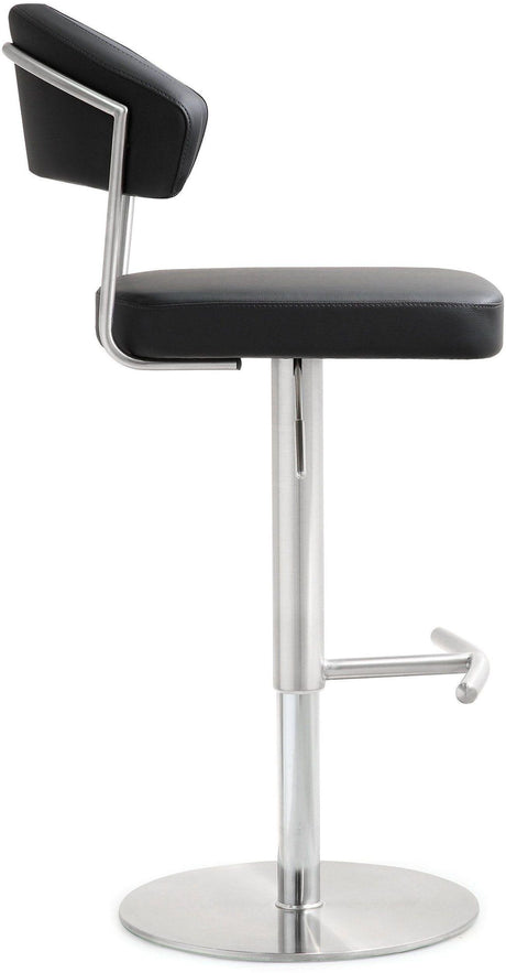 Cosmo Performance Vegan Leather Adjustable Stool by TOV Furniture at Eve Furniture