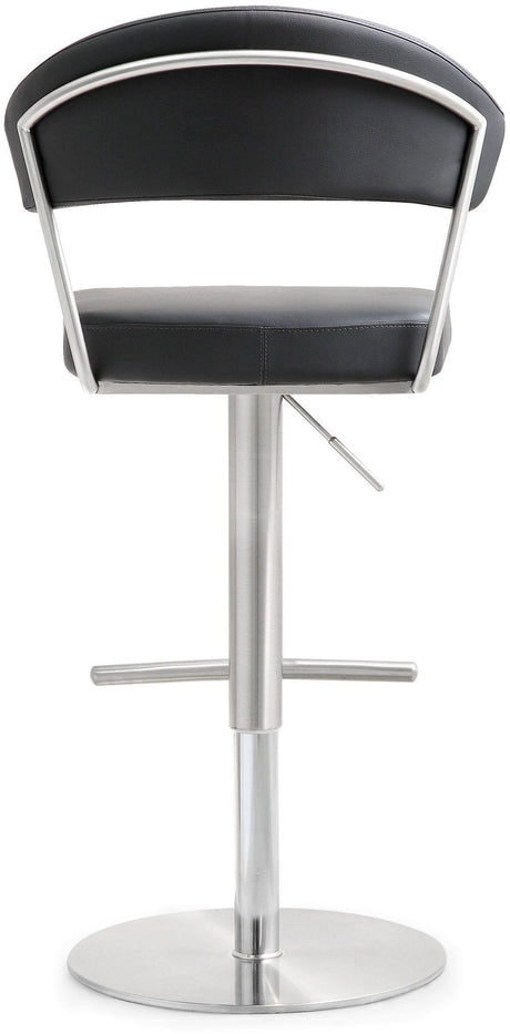 Cosmo Performance Vegan Leather Adjustable Stool by TOV Furniture at Eve Furniture