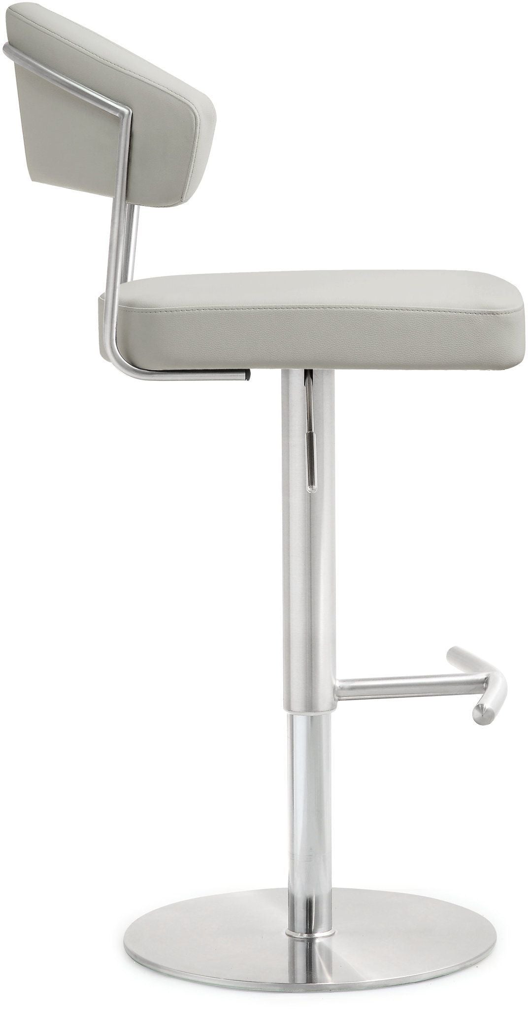 Cosmo Performance Vegan Leather Adjustable Stool by TOV Furniture at Eve Furniture