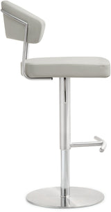 Cosmo Performance Vegan Leather Adjustable Stool by TOV Furniture at Eve Furniture