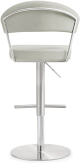 Cosmo Performance Vegan Leather Adjustable Stool by TOV Furniture at Eve Furniture
