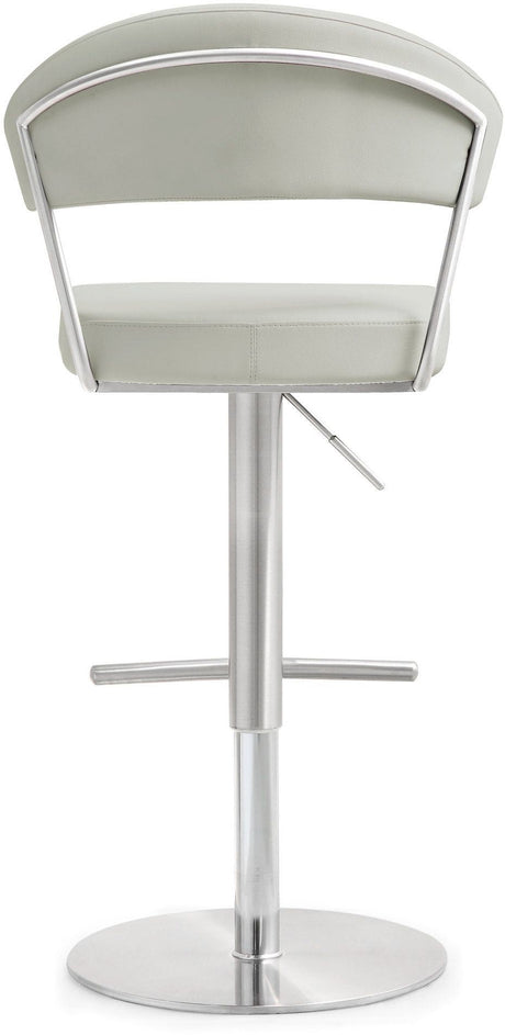 Cosmo Performance Vegan Leather Adjustable Stool by TOV Furniture at Eve Furniture