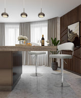 Cosmo Performance Vegan Leather Adjustable Stool by TOV Furniture at Eve Furniture