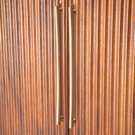 Cosmopolitan 39" Bar Cabinet in Honey Brown by Home Trends & Design at Eve Furniture