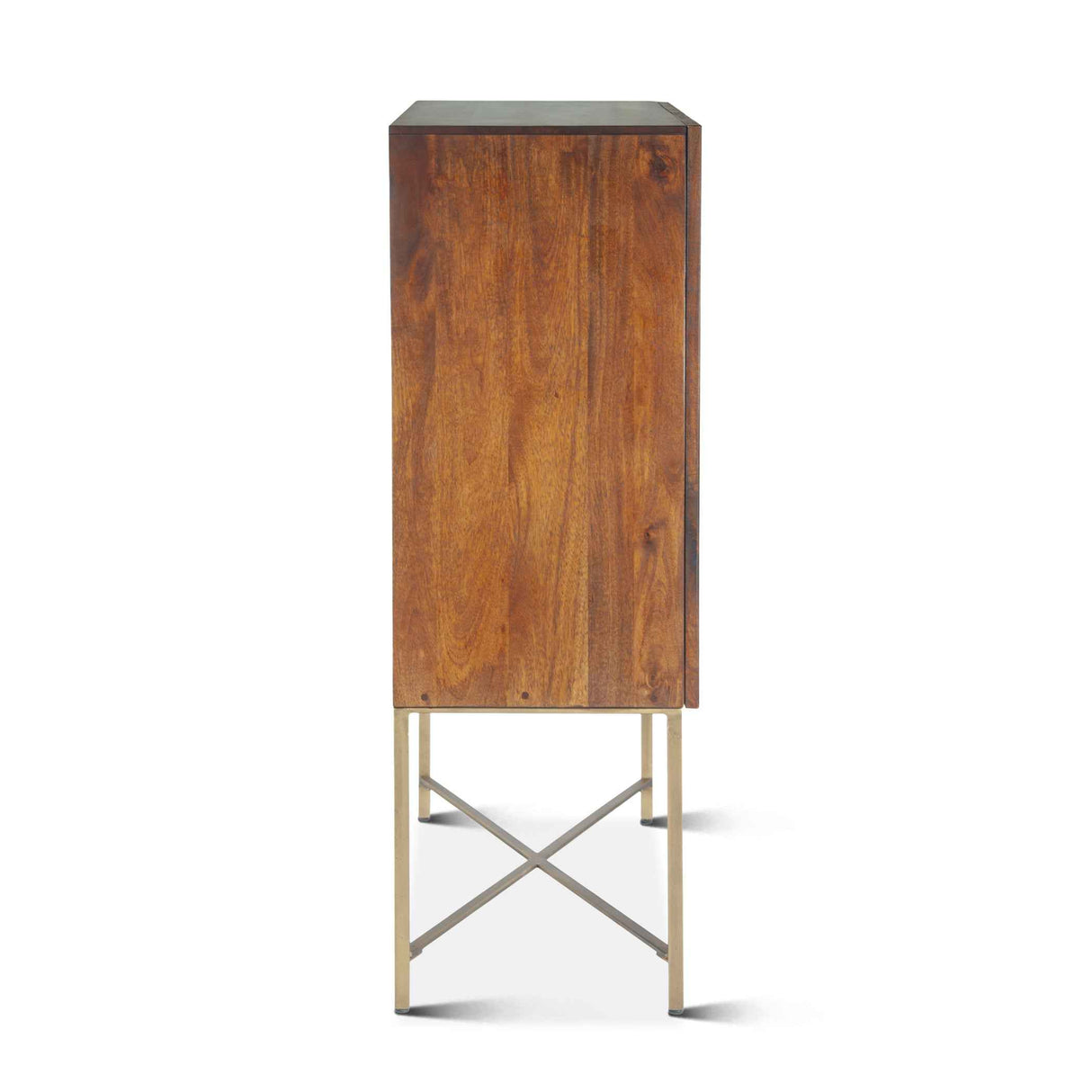 Cosmopolitan 39" Bar Cabinet in Honey Brown by Home Trends & Design at Eve Furniture