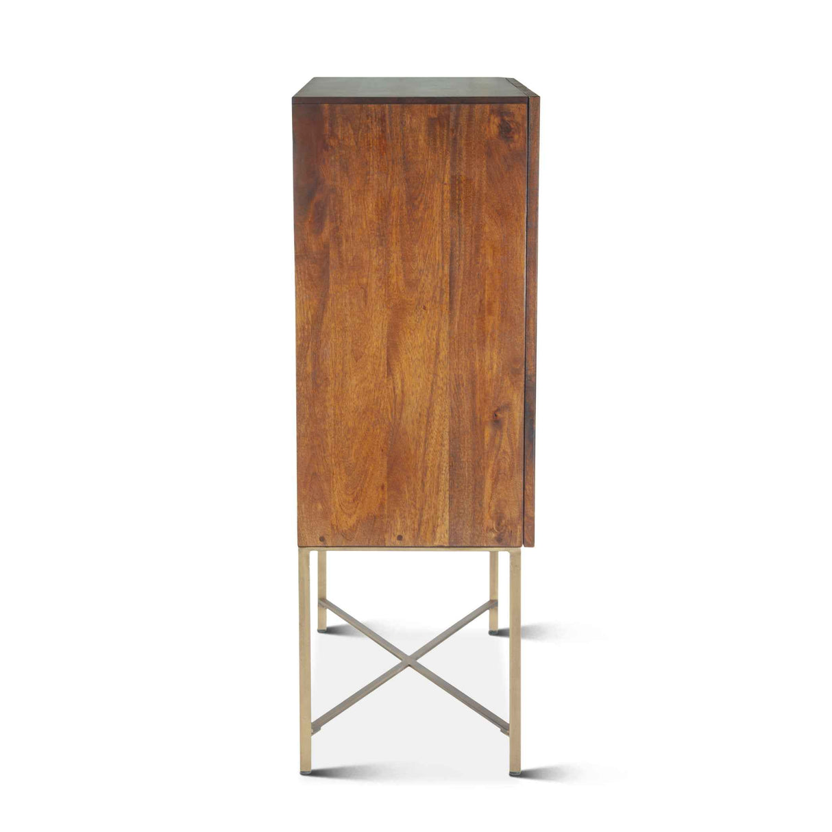 Cosmopolitan 39" Bar Cabinet in Honey Brown by Home Trends & Design at Eve Furniture