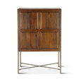 Cosmopolitan 39" Bar Cabinet in Honey Brown by Home Trends & Design at Eve Furniture