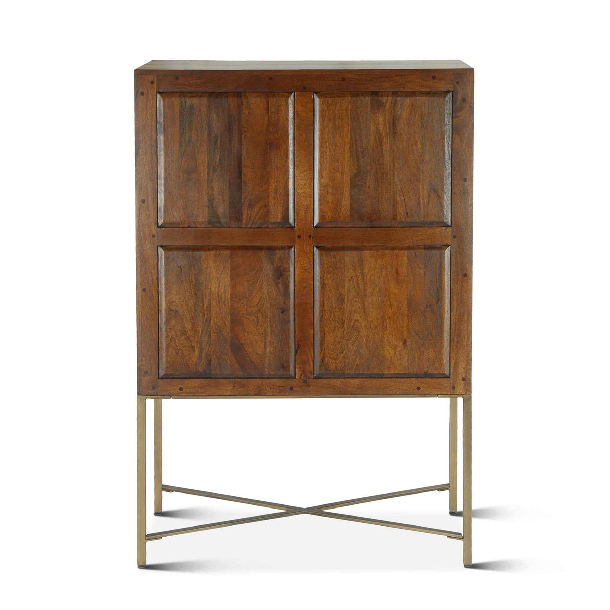 Cosmopolitan 39" Bar Cabinet in Honey Brown by Home Trends & Design at Eve Furniture
