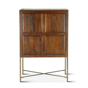 Cosmopolitan 39" Bar Cabinet in Honey Brown by Home Trends & Design at Eve Furniture