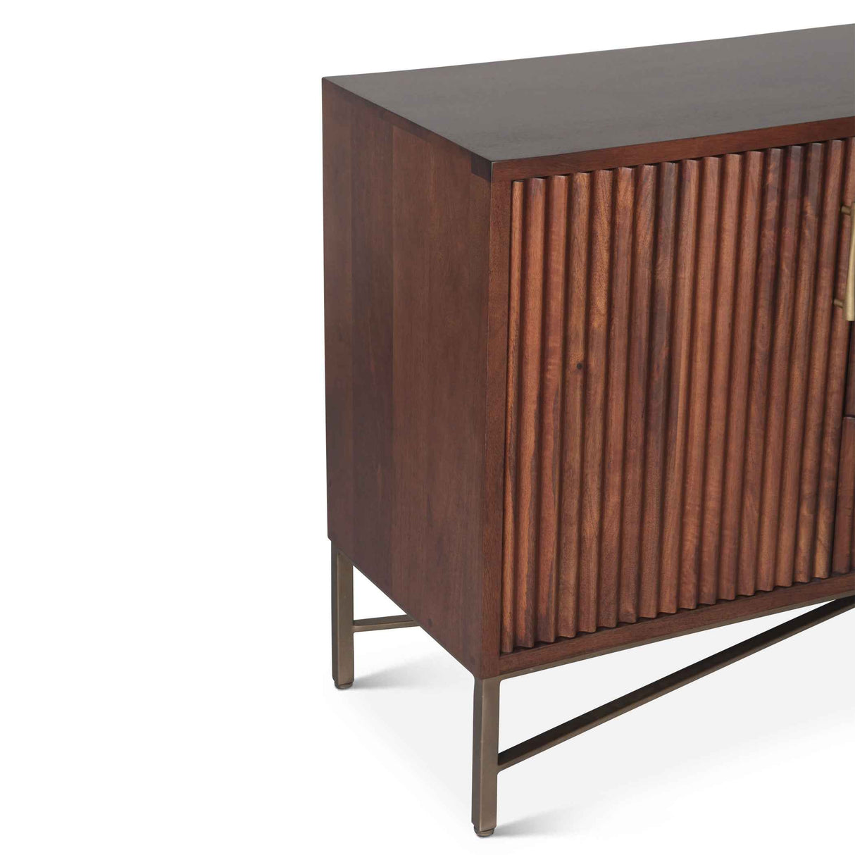 Cosmopolitan 68" Sideboard in Honey Brown by Home Trends & Design at Eve Furniture