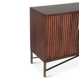 Cosmopolitan 68" Sideboard in Honey Brown by Home Trends & Design at Eve Furniture