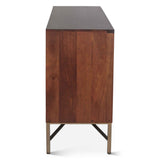 Cosmopolitan 68" Sideboard in Honey Brown by Home Trends & Design at Eve Furniture