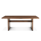 Cosmopolitan 82" Dining Table in Honey Brown by Home Trends & Design at Eve Furniture