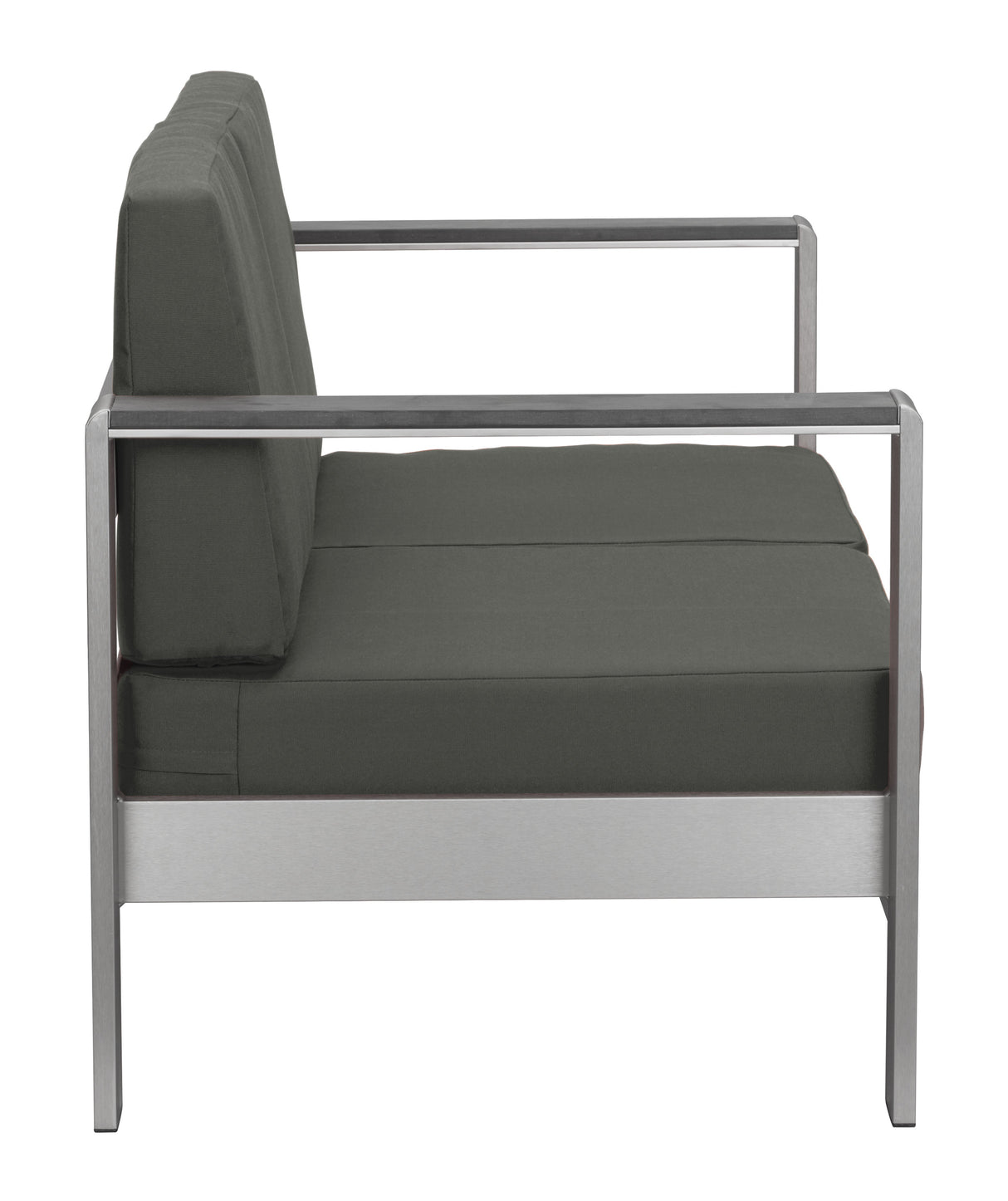 Cosmopolitan Dark Gray Outdoor Sofa by Zuomod at Eve Furniture