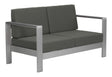 Cosmopolitan Dark Gray Outdoor Sofa by Zuomod at Eve Furniture
