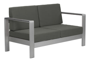 Cosmopolitan Dark Gray Outdoor Sofa by Zuomod at Eve Furniture
