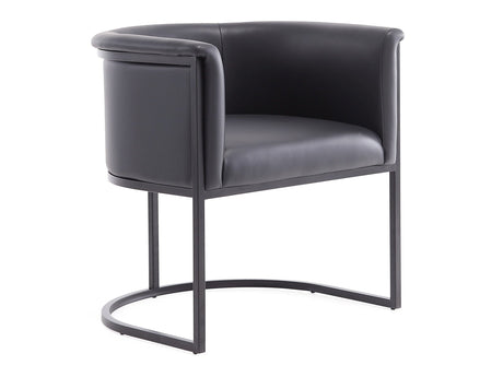 Cosmopolitan Dining Chair in Black by Manhattan Comfort at Eve Furniture