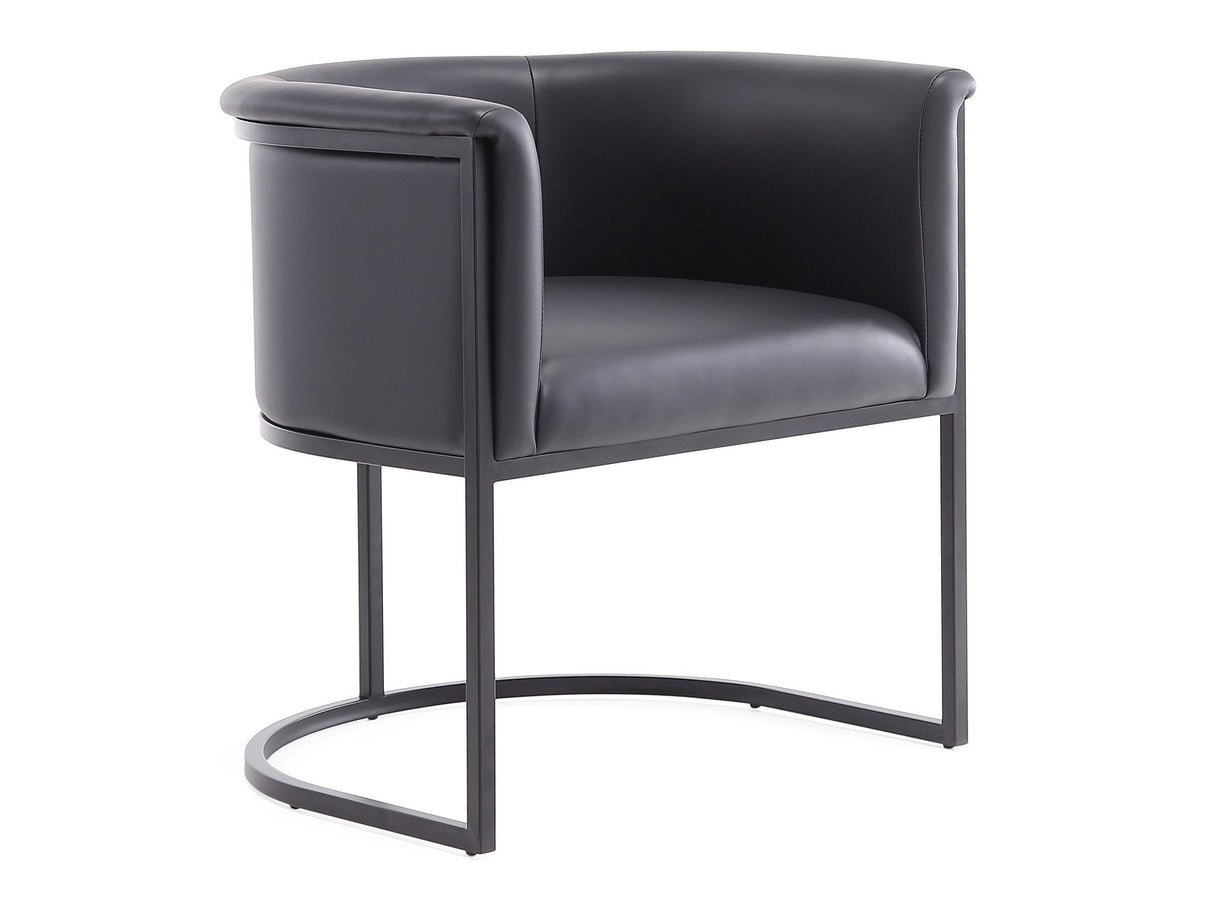Cosmopolitan Dining Chair in Black by Manhattan Comfort at Eve Furniture
