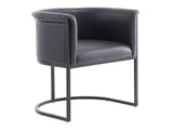 Cosmopolitan Dining Chair in Black by Manhattan Comfort at Eve Furniture